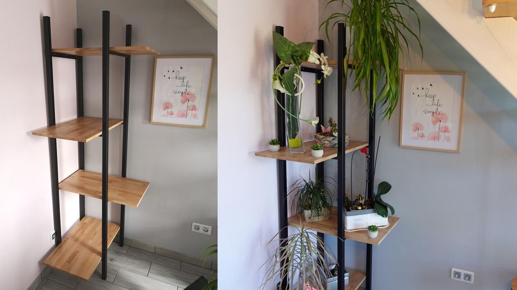 Corner Shelf for Plants in Wood and Metal : 10 Steps (with Pictures) -  Instructables