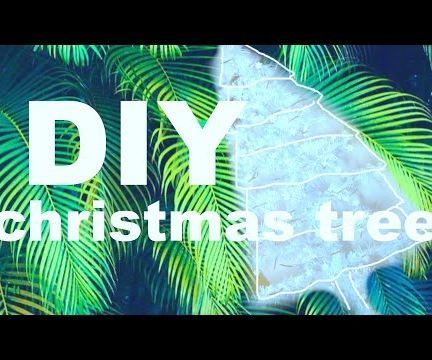 DIY Christmas Tree+ Mini Holographic Tree