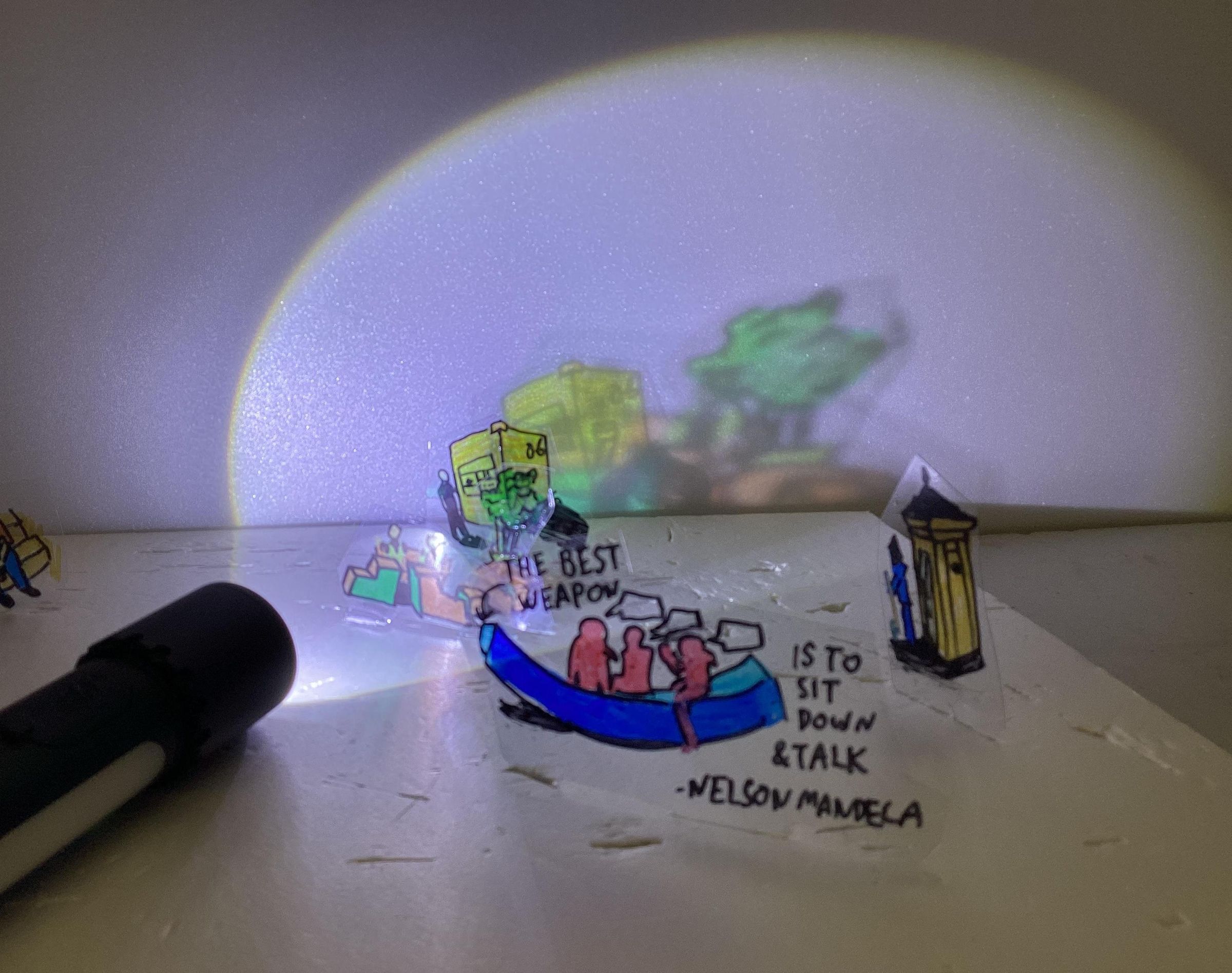 Cityscape Light Show