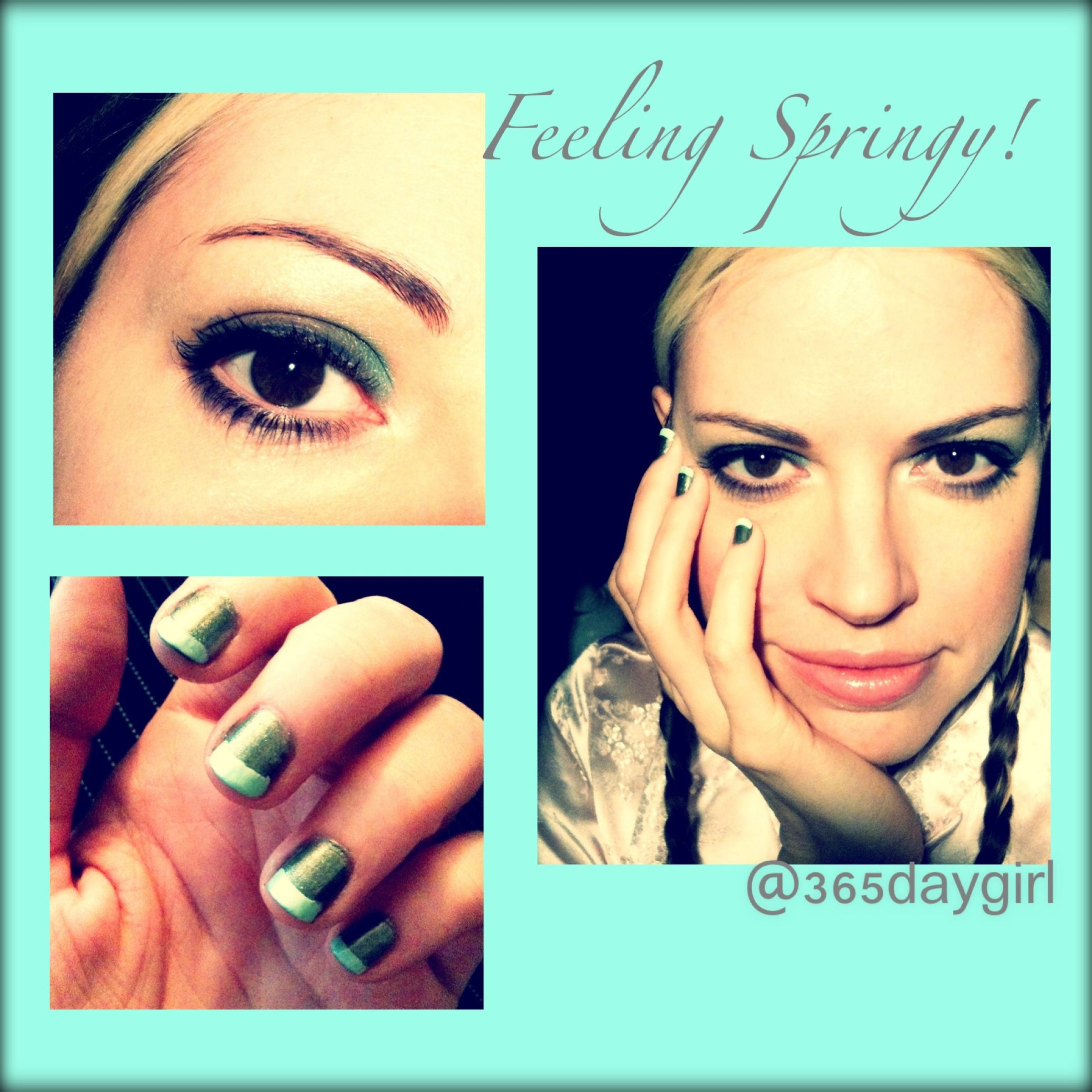 Easy French Tip Manicure With Label Stickers