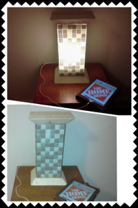 Modern Lamp With IPhone Charger