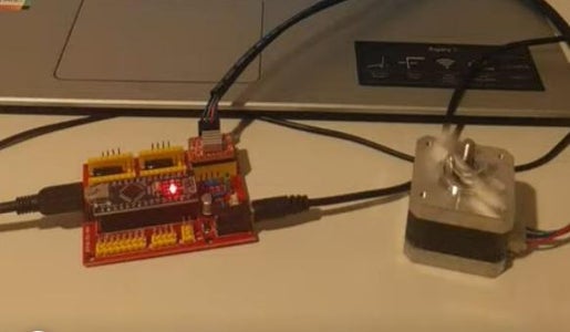 How Turn Nema Stepper Motor With Cnc Shield V4.0 in Avr Assembly Atmega328
