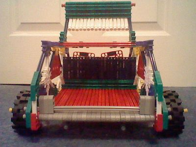 Knex Car With Large Trunk Space Crash Test.