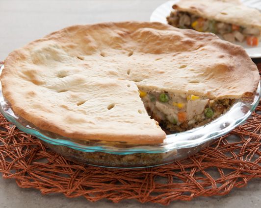 Turkey and Stuffing Pot Pie
