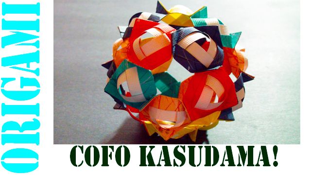 How to Make an Origami Christmas Decorative Ornament - COFO Kusudama!