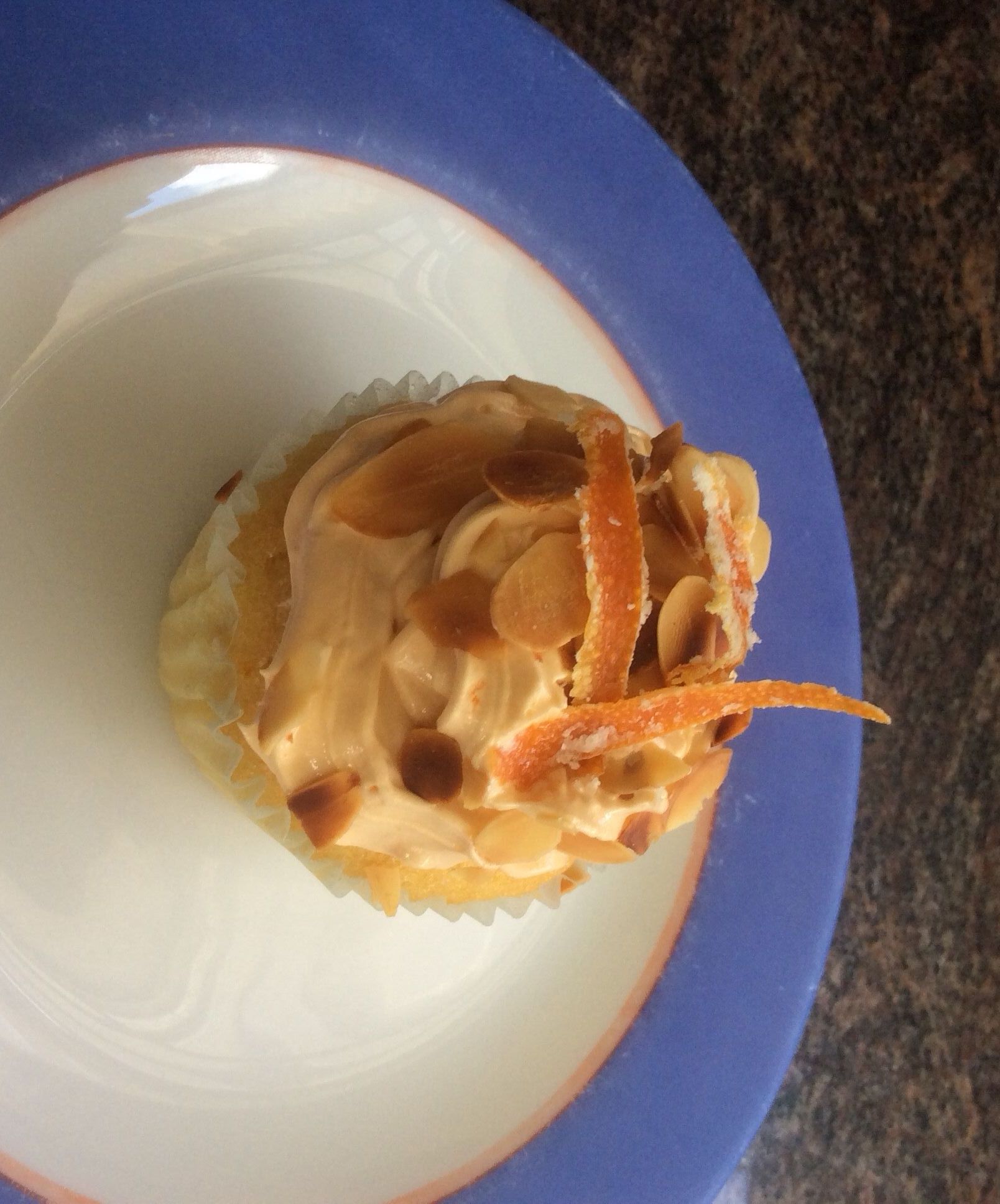 Saffron Cupcakes With Orange Buttercream