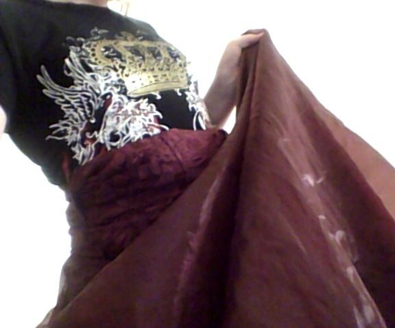 how to make a dress a skirt then a dress