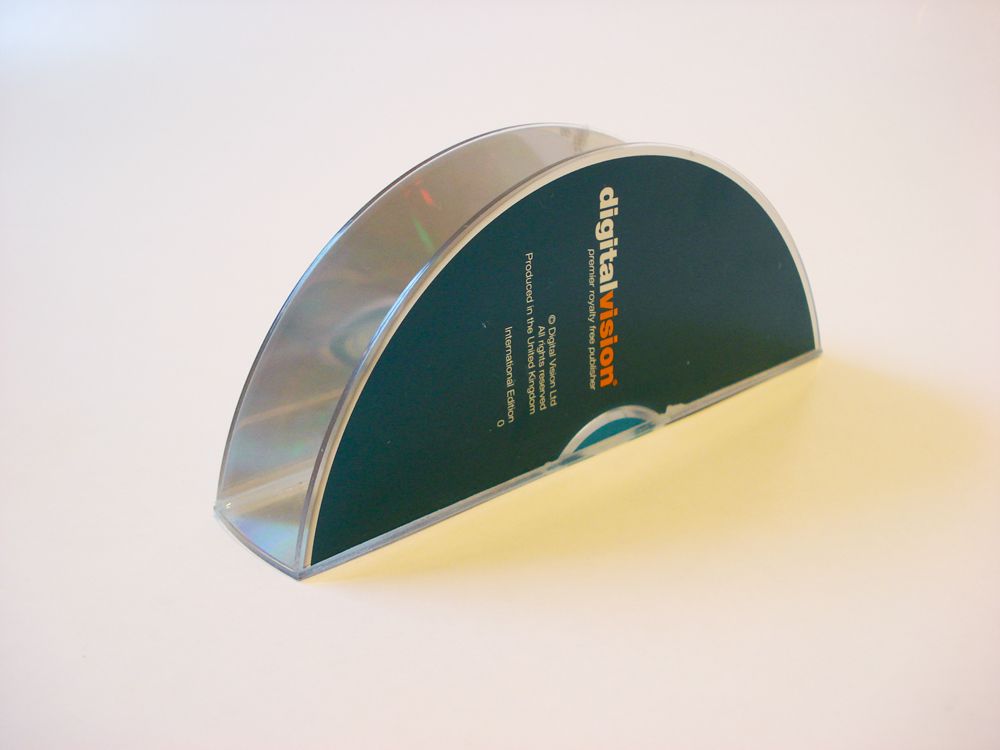 Napkin holder from CD/DVD