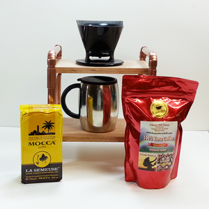 Wood and Cooper Pour Over Coffee Stand