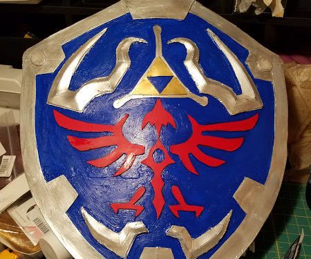 LOZ Hylian Shield - EVA and Craft Foam