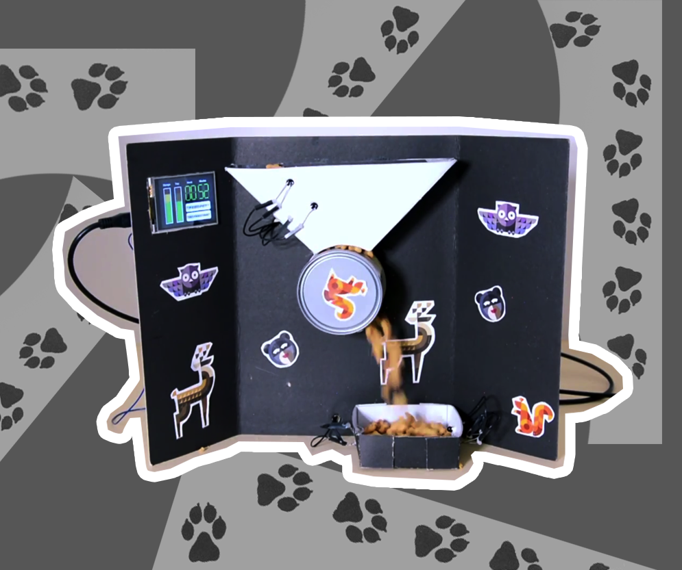 Pet Food Dispenser Featuring 4Duino-24