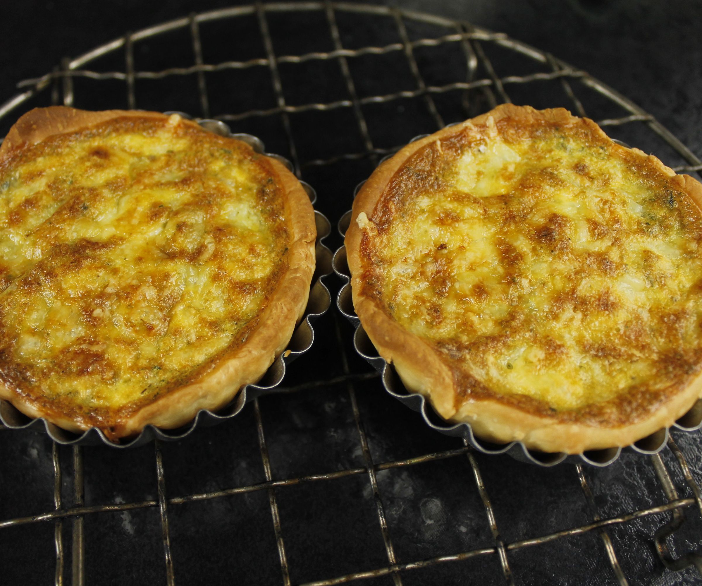 Spinach Souffle Tarts