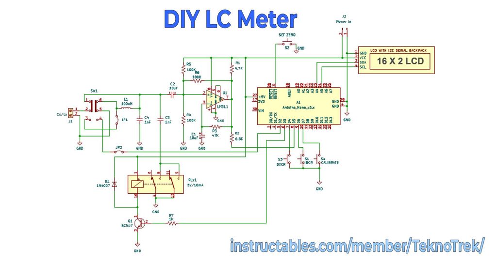 DIY Arduino LC Meter: Easy Inductance and Capacitance Measurement : 5 ...