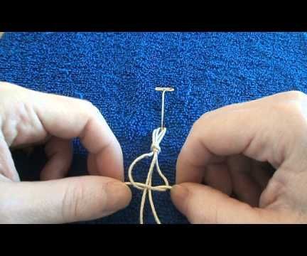 How to Tie a Right Half Square Knot to Make Twisty Spiral Hemp Necklaces