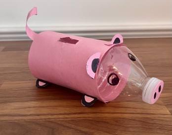 Recycled Bottle Piggy Bank : 6 Steps (with Pictures) - Instructables