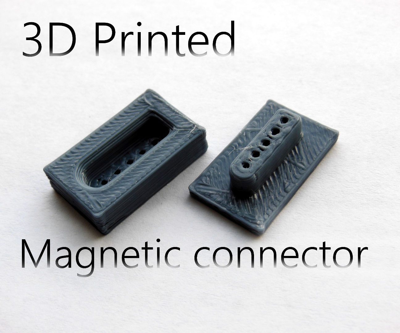 3D Printed Magnetic Connector! *UPDATED*