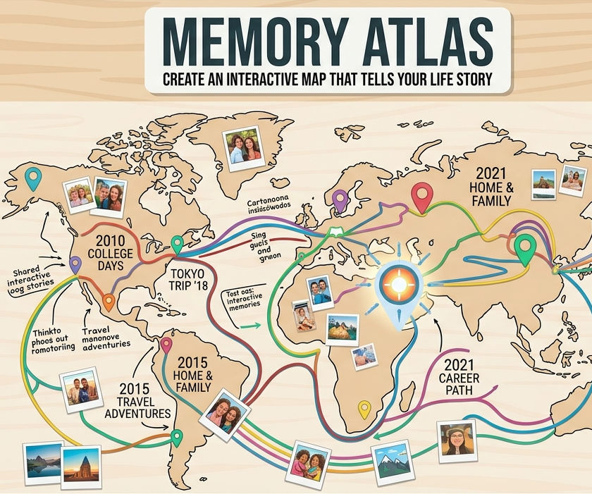 Memory Atlas – Create an Interactive Map That Tells Your Life Story Using React + FastAPI