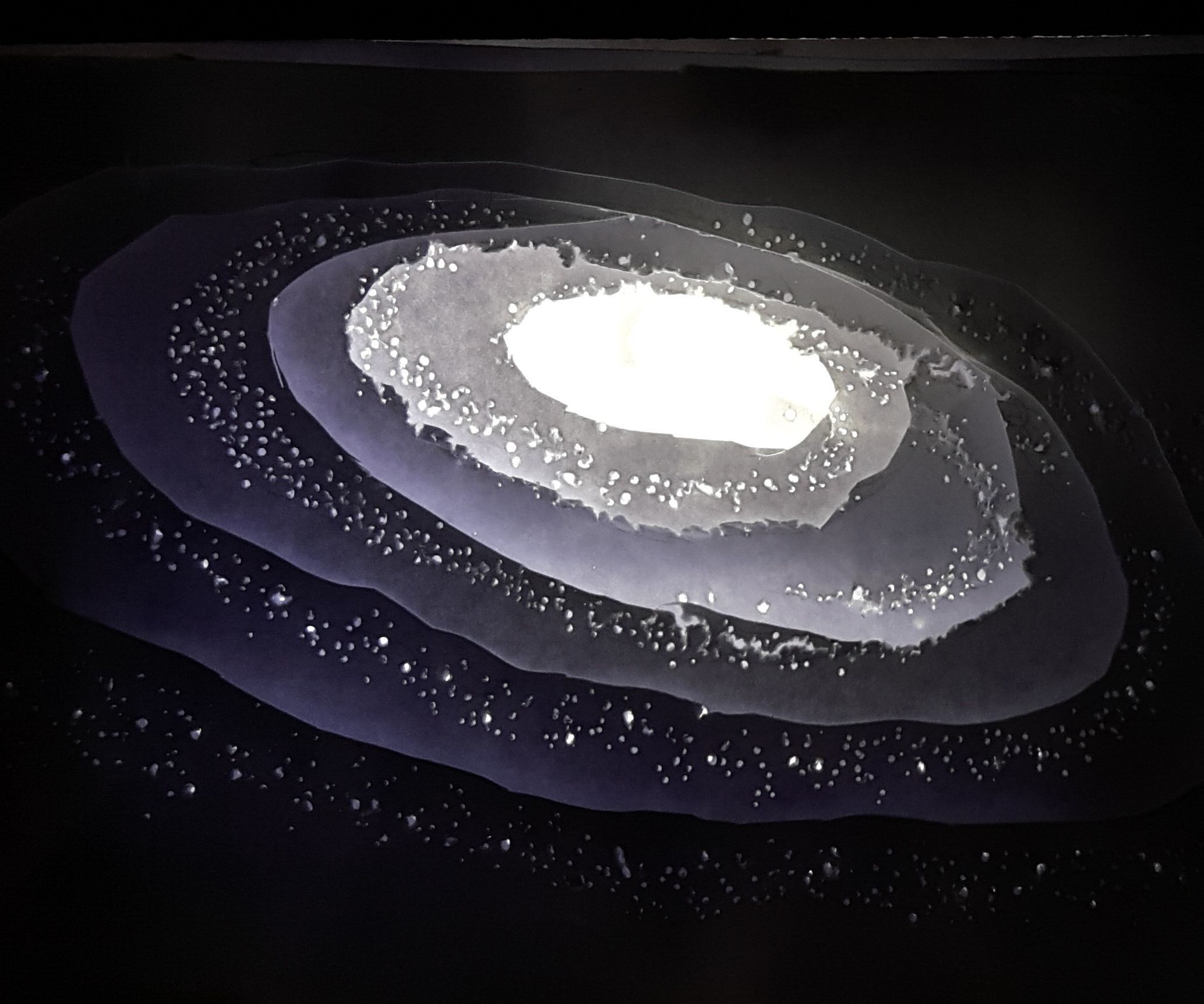 Milky Way Galaxy Shadowbox