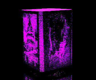 Historical building 3d lamp shade