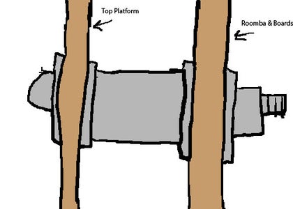 Attach Platform to Roomba