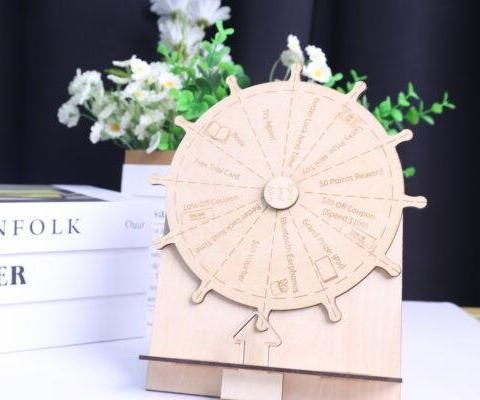 How to Laser Cut a Prize Wheel