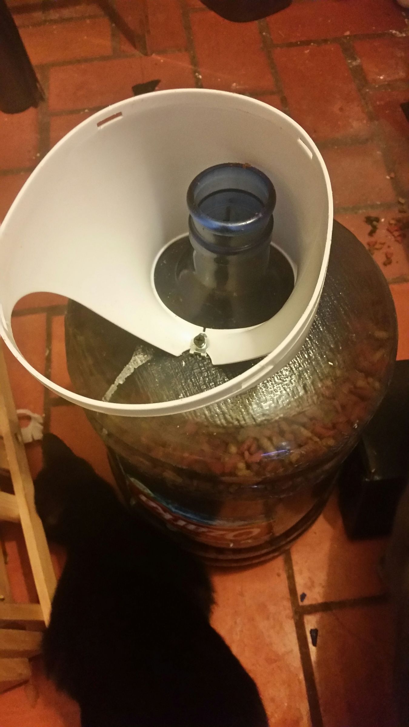 Upcycled 16lb/5gal Cat Feeder 