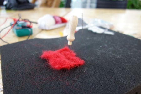 Felting Your Wool Base