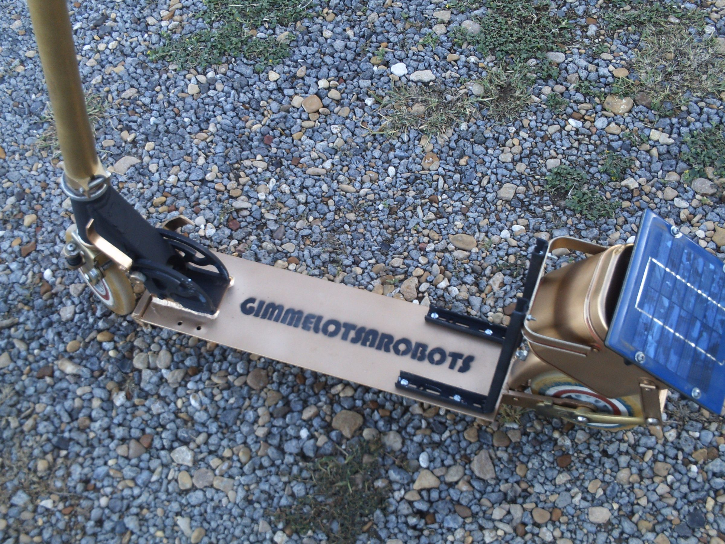 Steampunk Razor Scooter