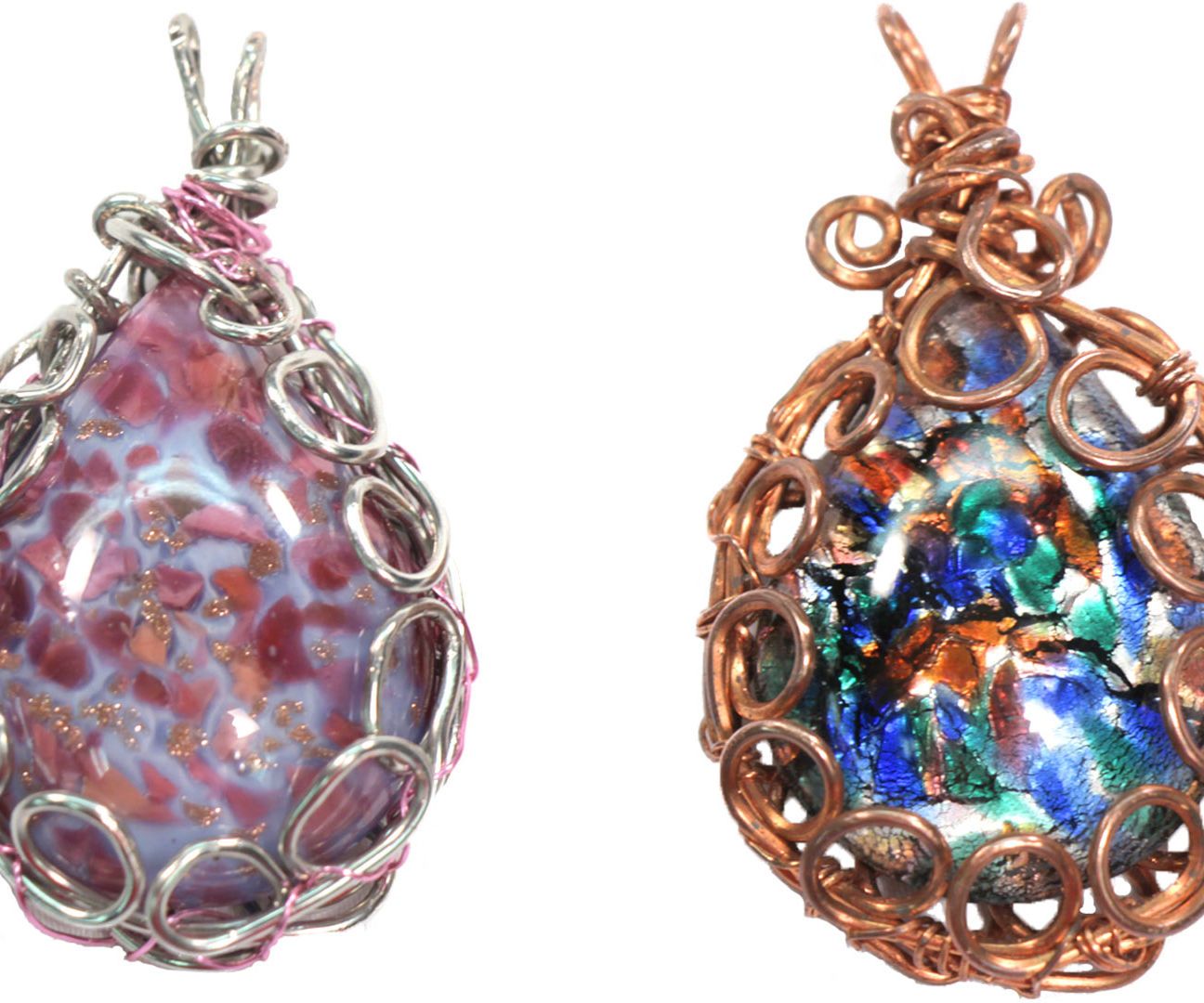 Easy Wire Wrapped Bezel Pendant Tutorial