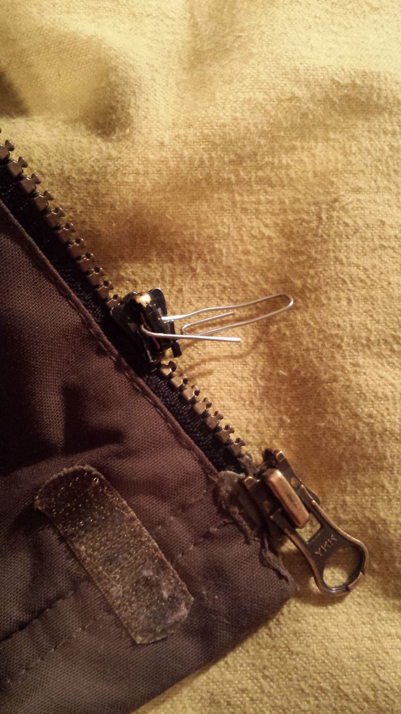 Sugru Zipper Pull Fix