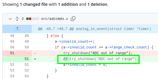 Edit Klipper to Avoid "ADC Out of Range" Error