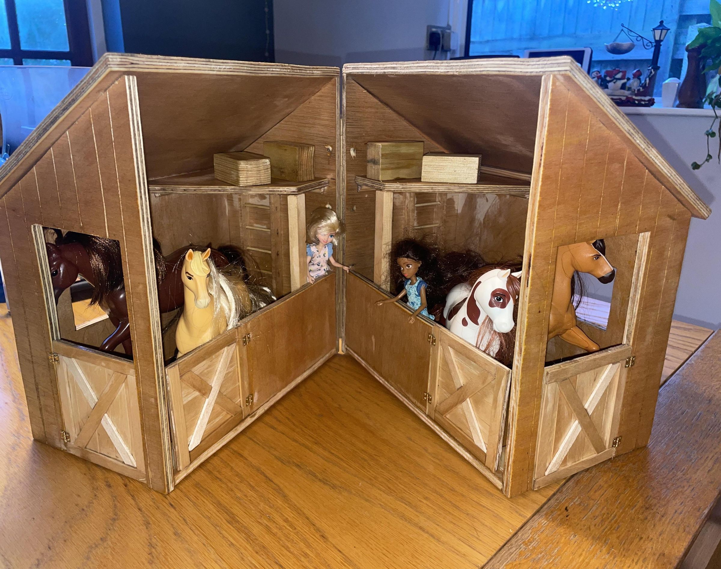 Toy Wooden Stable