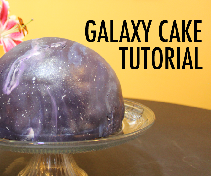 Doctor Who Themed Galaxy Universe Cosmos Cake