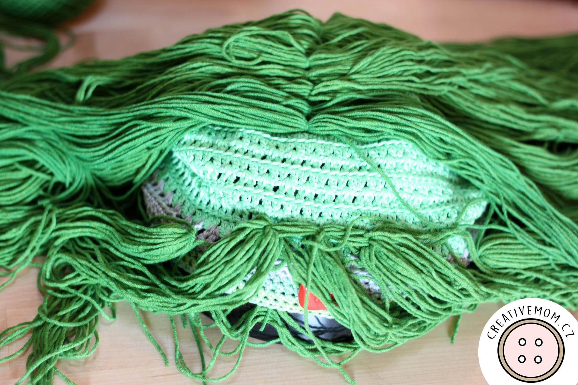 How to Make Yarn Wig Te Fiti Costume 6 Steps (with Pictures