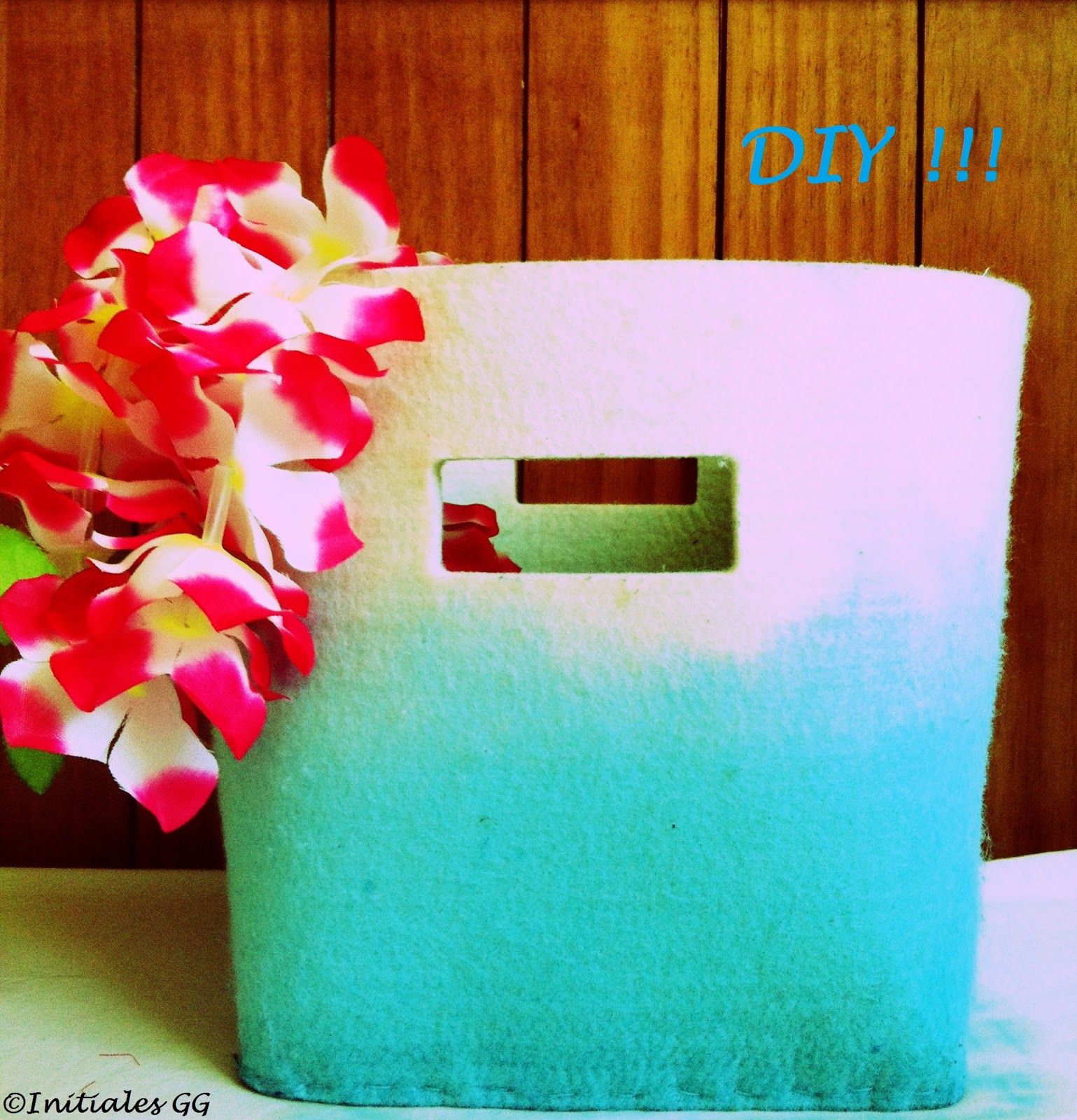 Tie and dye basket, DIY!