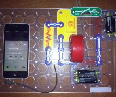 SNAPCIRCUITS Audio Amplifier