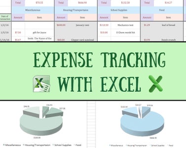 Intro to Excel: Expense Tracker