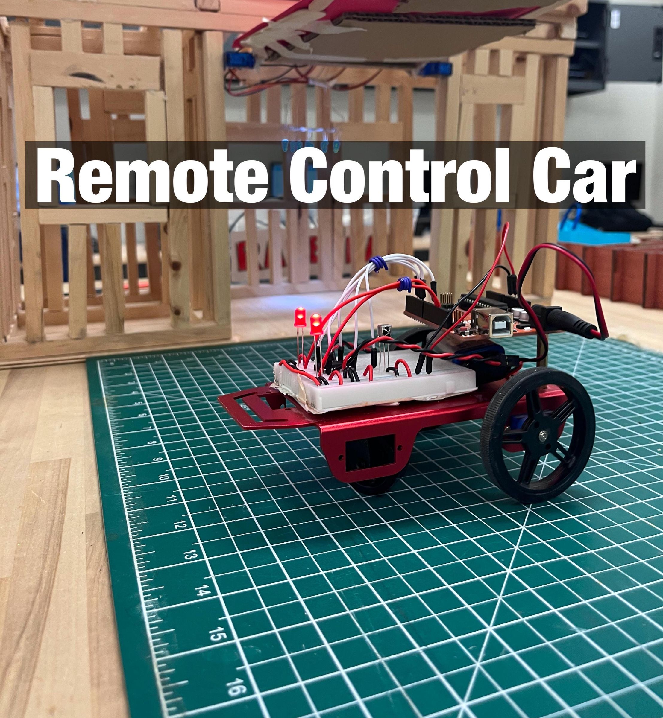Remote Controlled Car (With IR Receiver)