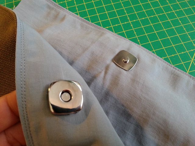 How to add a magnetic snap to your sewing project
