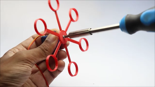 Preparing Bubble Wheel