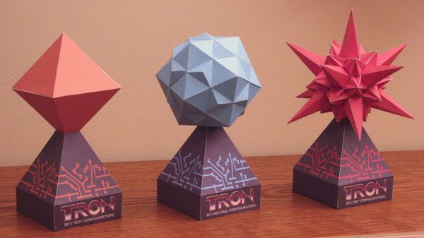 Tron Bit Paper Models