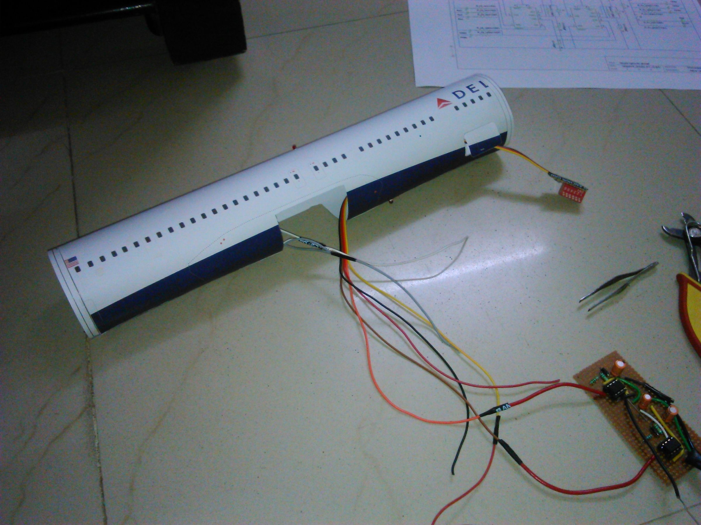 1 Model Aircraft Navigation Lights 7 Steps (with Pictures