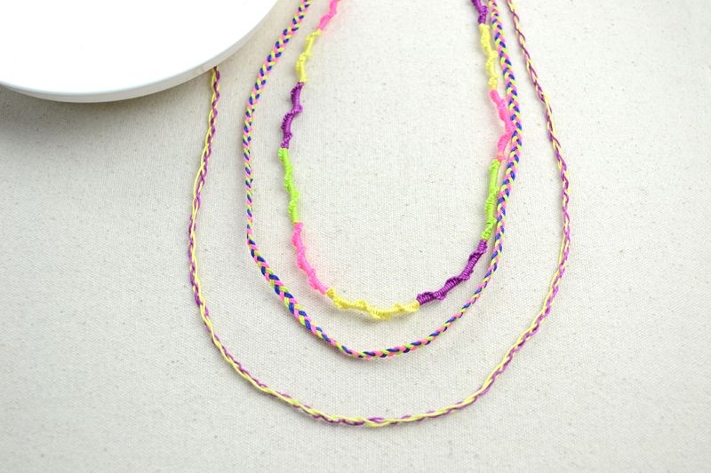 Stunning Homemade Jewelry-diy Colorful Multiple-strand Friendship Necklaces