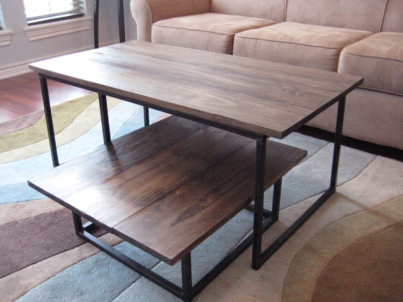 DIY 2-Tier Coffee Table