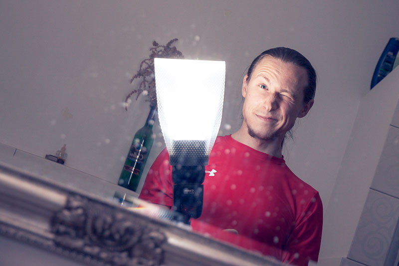 [IKEA] Speedlight diffuser - Gary Fong's Lightsphere style