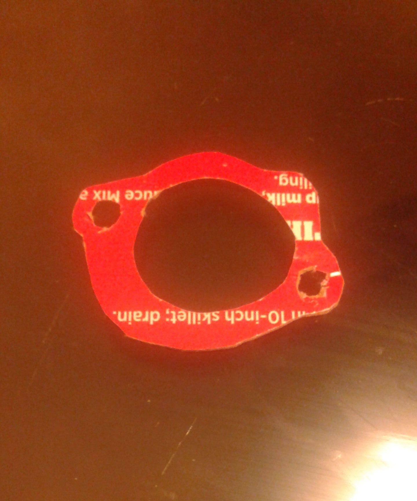 Gasket From Food Box