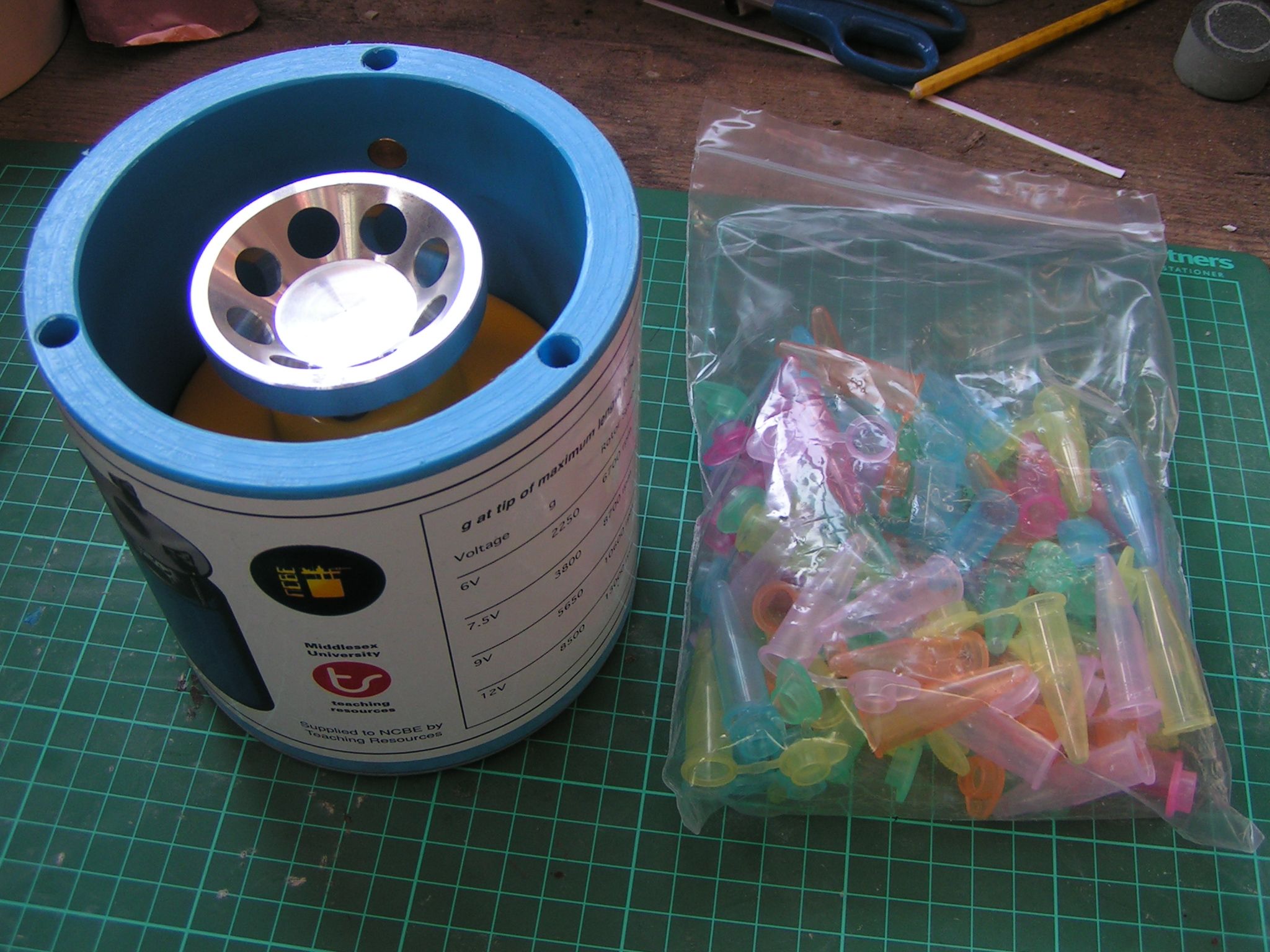Using a Microcentrifuge.
