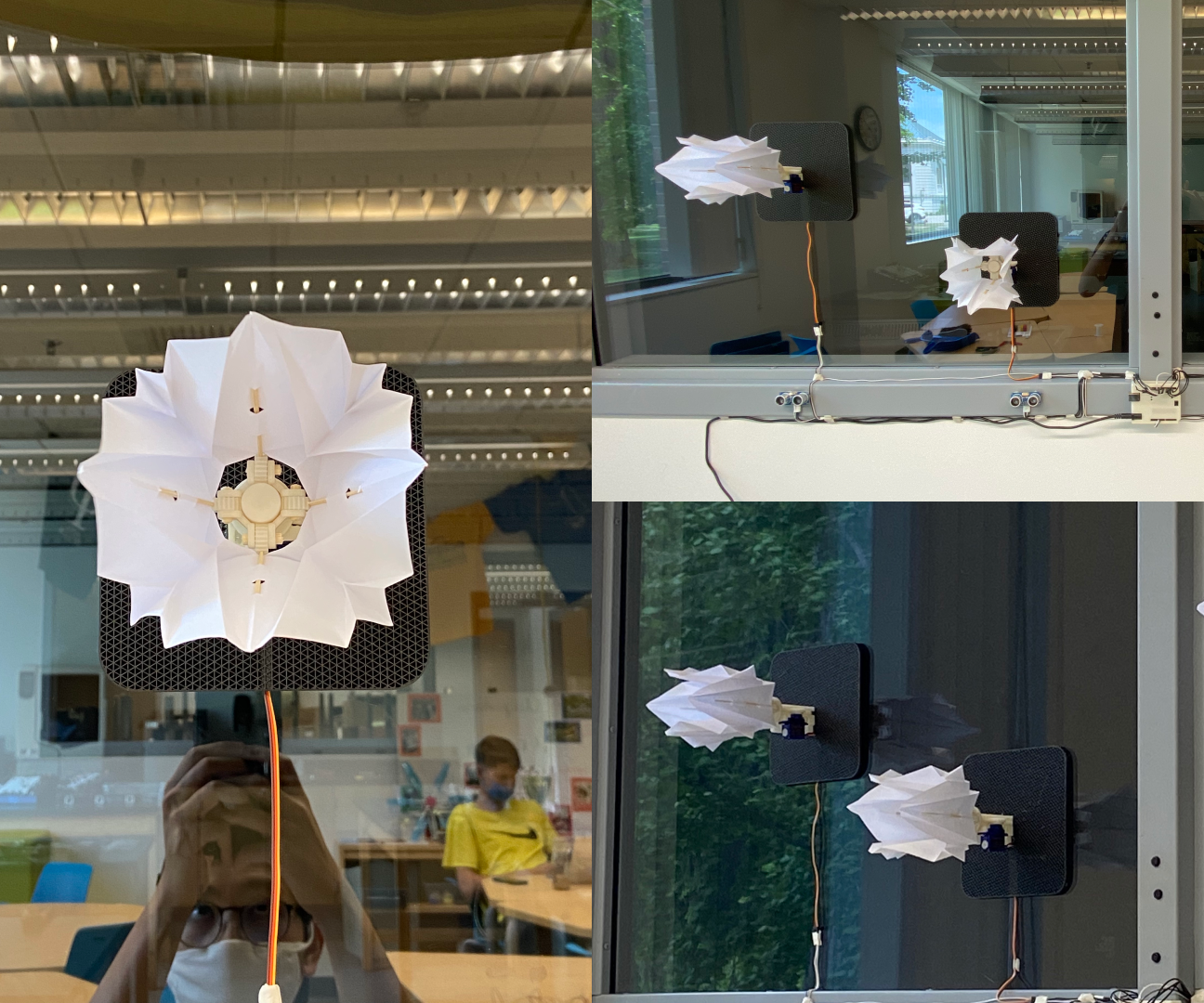 Origami Interactive Kinetic Art