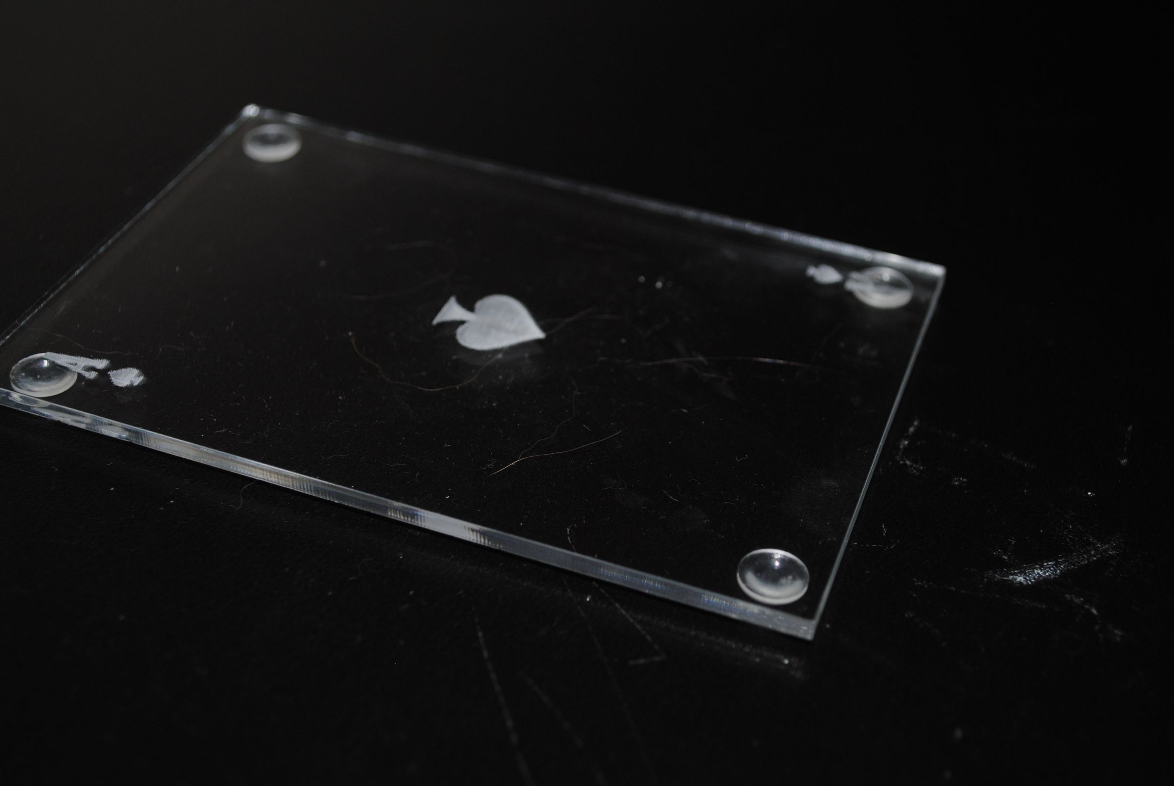 Acrylic Ace of Spade Coasters: I Made It at TechShop