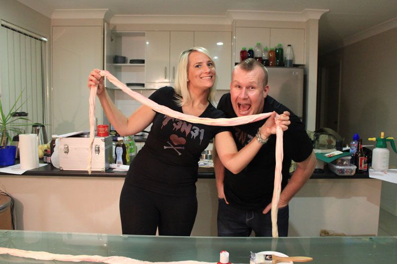 How to Make Fake Intestines!
